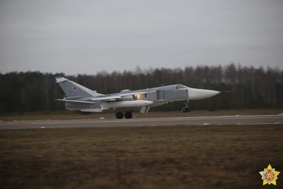 Авиация Беларуси и России отрабатывает на учениях подавление ПВО и удары по противнику. Фото: "Ваяр" | телеграм-канал Минобороны