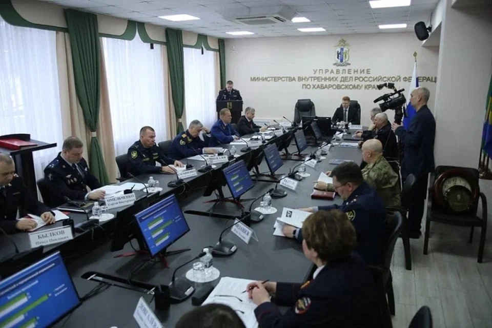 Полицейские Хабаровского края подвели итоги работы за 2022 год Фото: Антон Шевченко