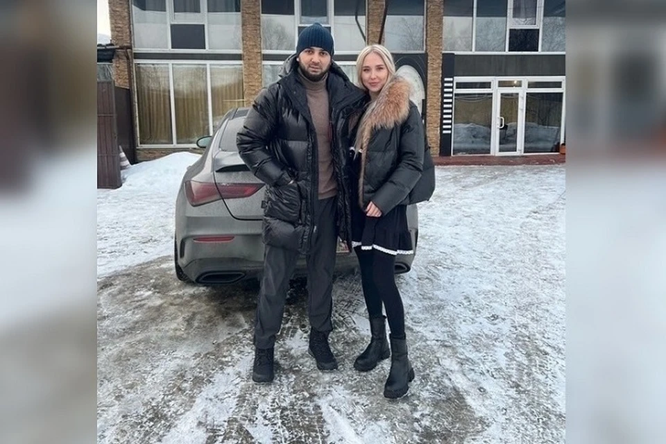 Фарид Гасанов с женой Ариной