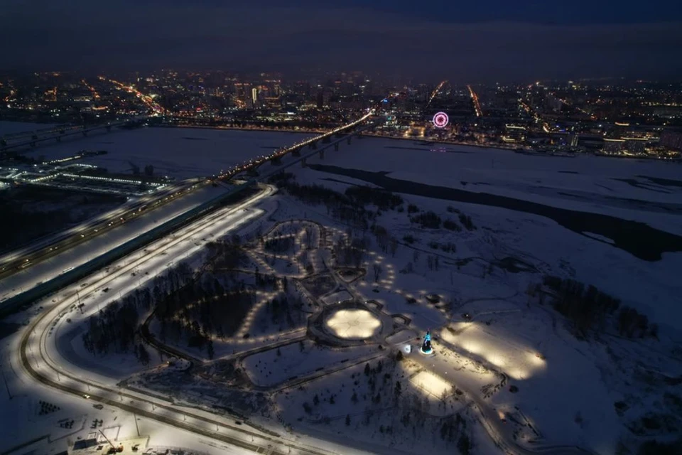 Жителям Новосибирска предложили проголосовать за название парка у нового ЛДС. Фото: правительство НСО