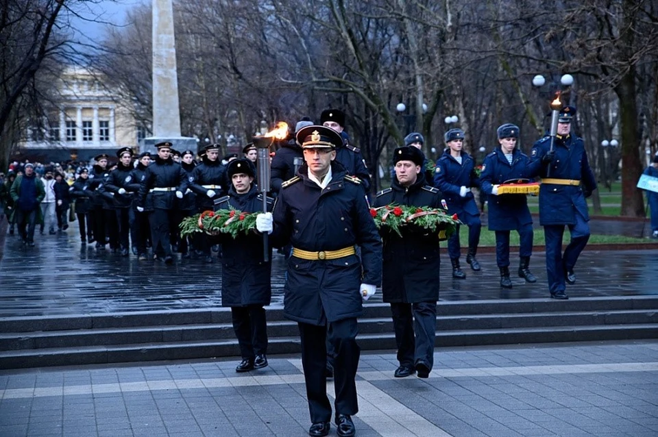 Прошла Всероссийская военно-патриотическая акция «Бескозырка». Фото: пресс-служба администрации Краснодарского края