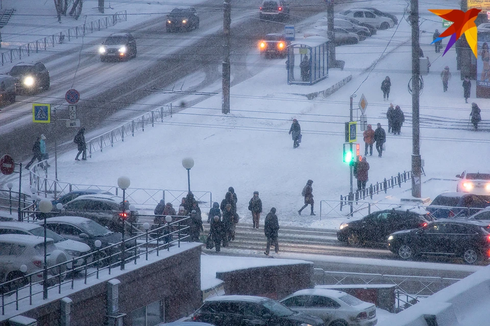 Начало февраля в Мурманске выдалось очень снежным.