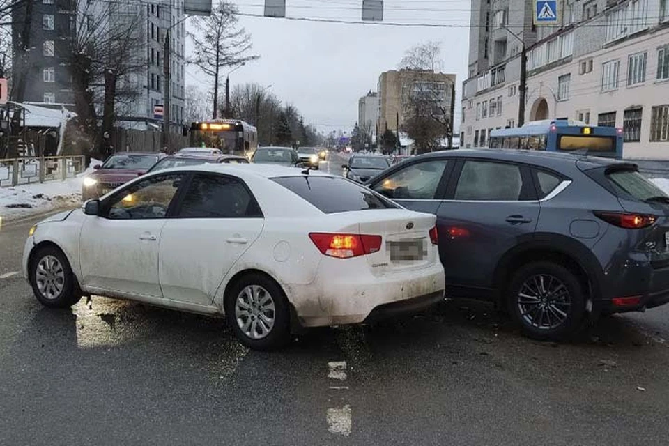 В ДТП травмы получила водитель "Киа" Фото: УГИБДД России по Тверской области