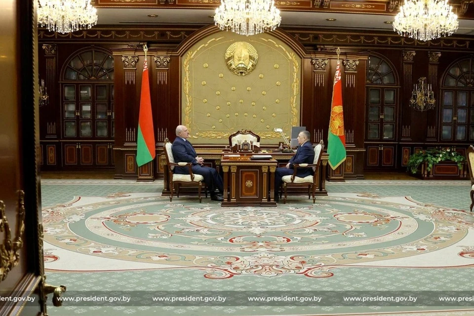 Лукашенко провел рабочую встречу с главой Верховного суда. Фото: president.gov.by