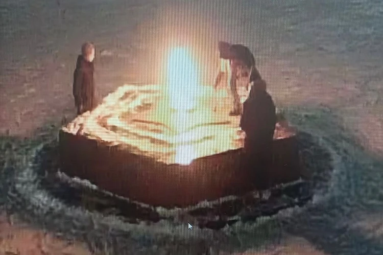 В Краснотурьинске подростки жгли пакеты на Вечном огне