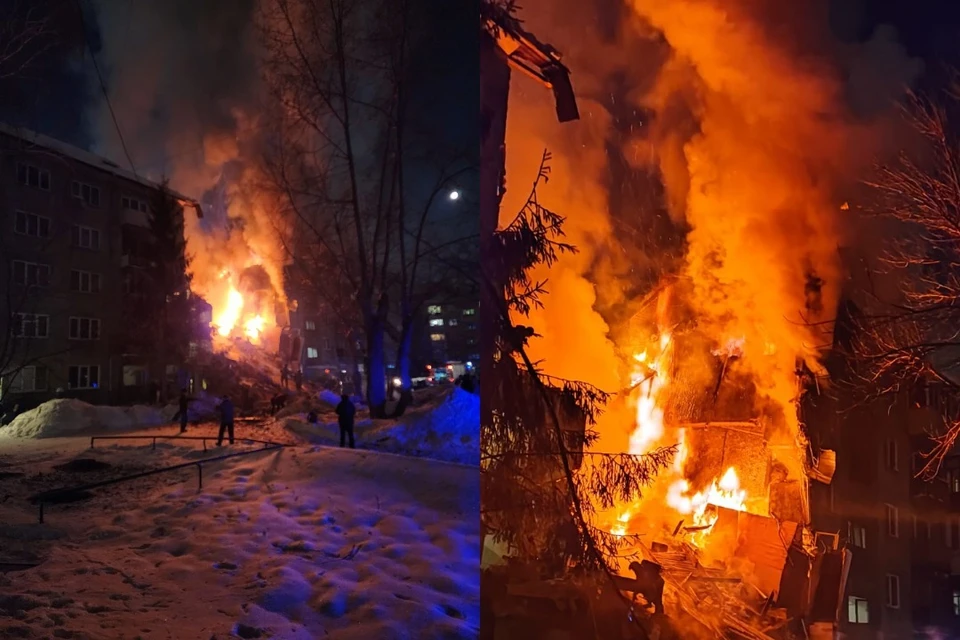 Всё развалено, под плитами люди»: в Новосибирске прогремел взрыв на Линейной - KP.RU