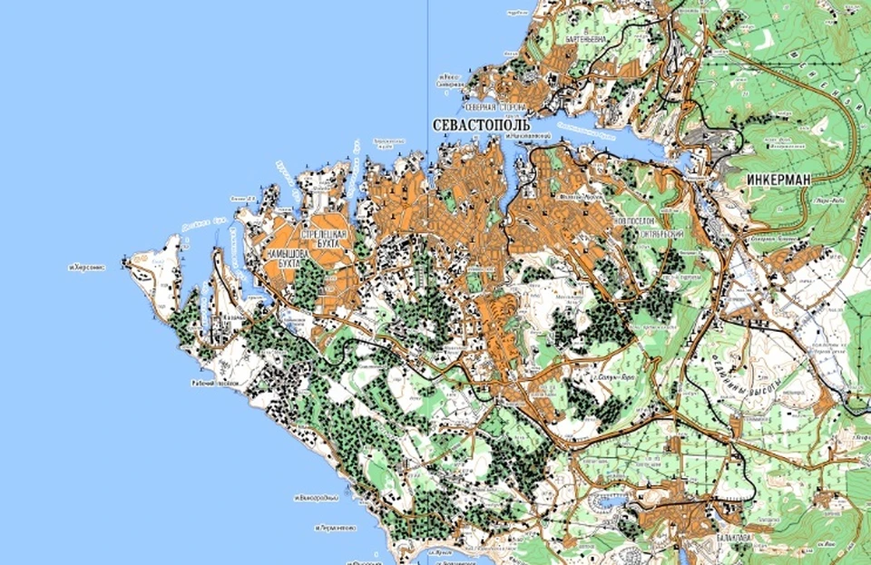 Кадастровая карта севастополя 2024г