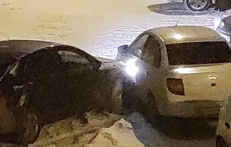 Одна из аварий на "проклятом месте" по улице Боевой