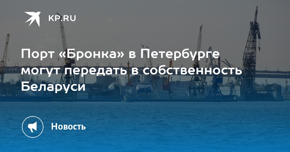 Бронка порт санкт петербург карта