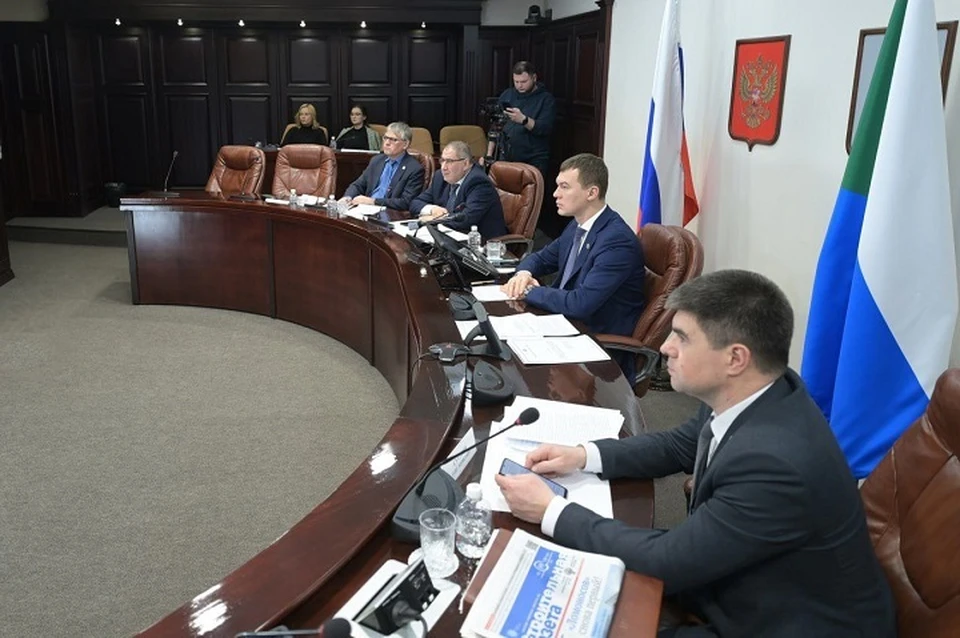 Михаил Дегтярев принял участие в совещании по развитию лесопромышленного комплекса Фото: Александр Янышев
