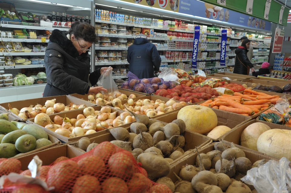 В январе цены на продовольственные товары выросли в среднем на 2,1%.