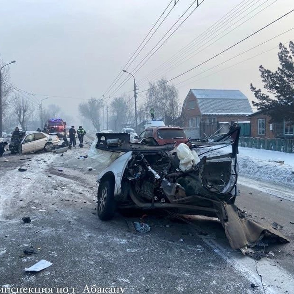 В Абакане после столкновения с троллейбусом погибла женщина-водитель - KP.RU