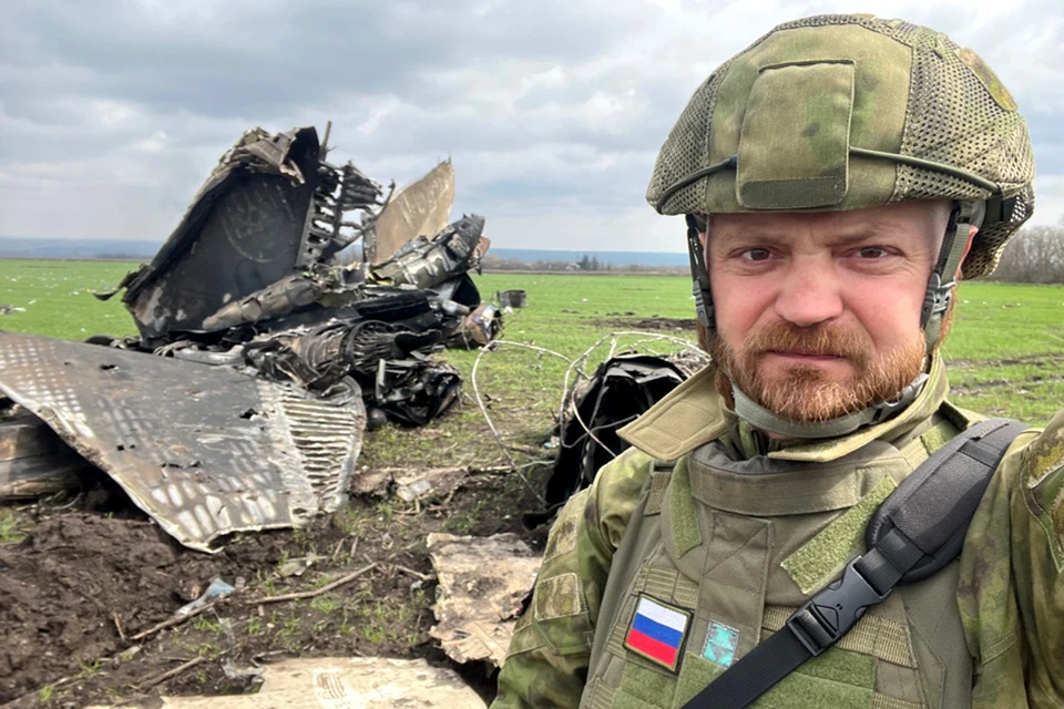 Военкор "Комсомольской правды" Александр Коц.