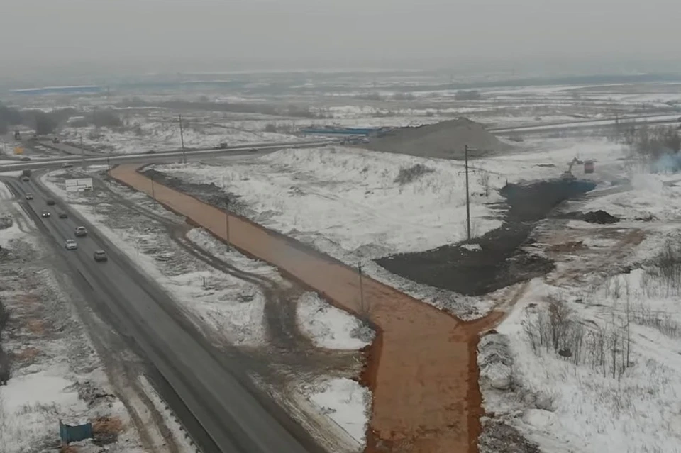Строительство магистрали "Центральная" стартовало. Фото: Александр Карягин