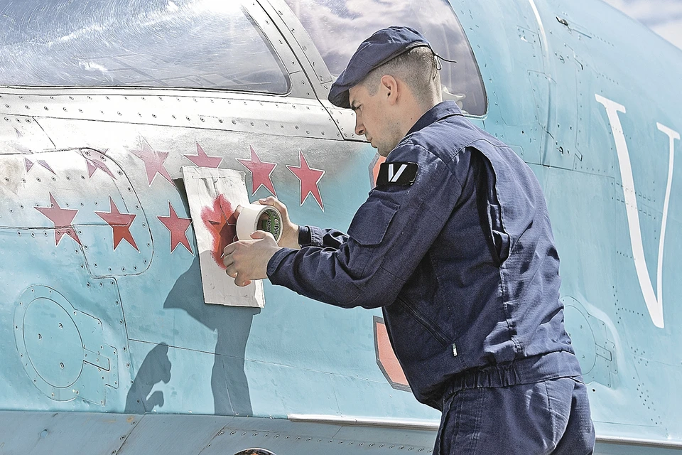 Очередная звездочка на фюзеляже российского аса - гвардейский почерк хозяина неба.
