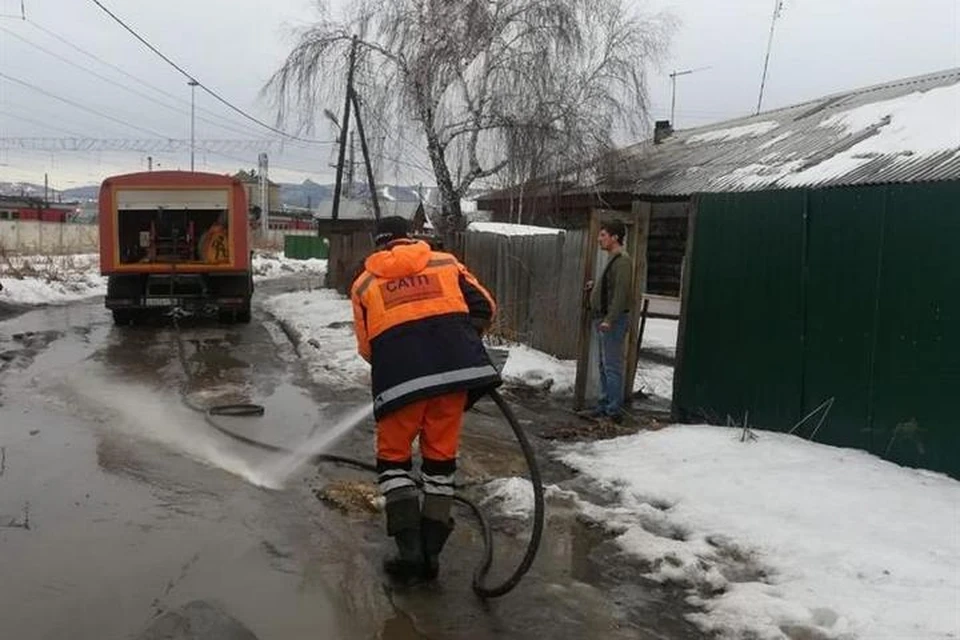 В Красноярске готовятся к весеннему паводку. Фото: администрация города