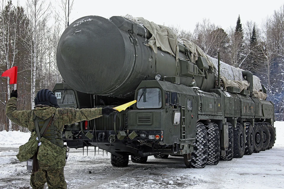 Учения военнослужащих ракетных войск стратегического назначения (РВСН) России в зимний период. Фото: Пресс-служба Минобороны РФ/ТАСС