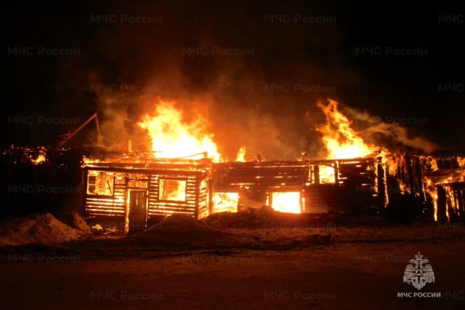 В Ярославской области сгорел дачный дом