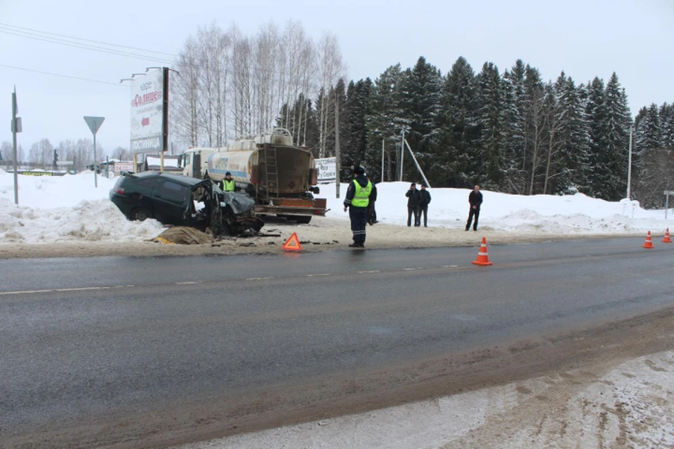 Авария произошла в Куменском районе. Фото: ГИБДД Кировской области