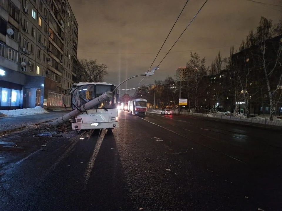 В аварии пострадала пожилая пассажирка автобуса
