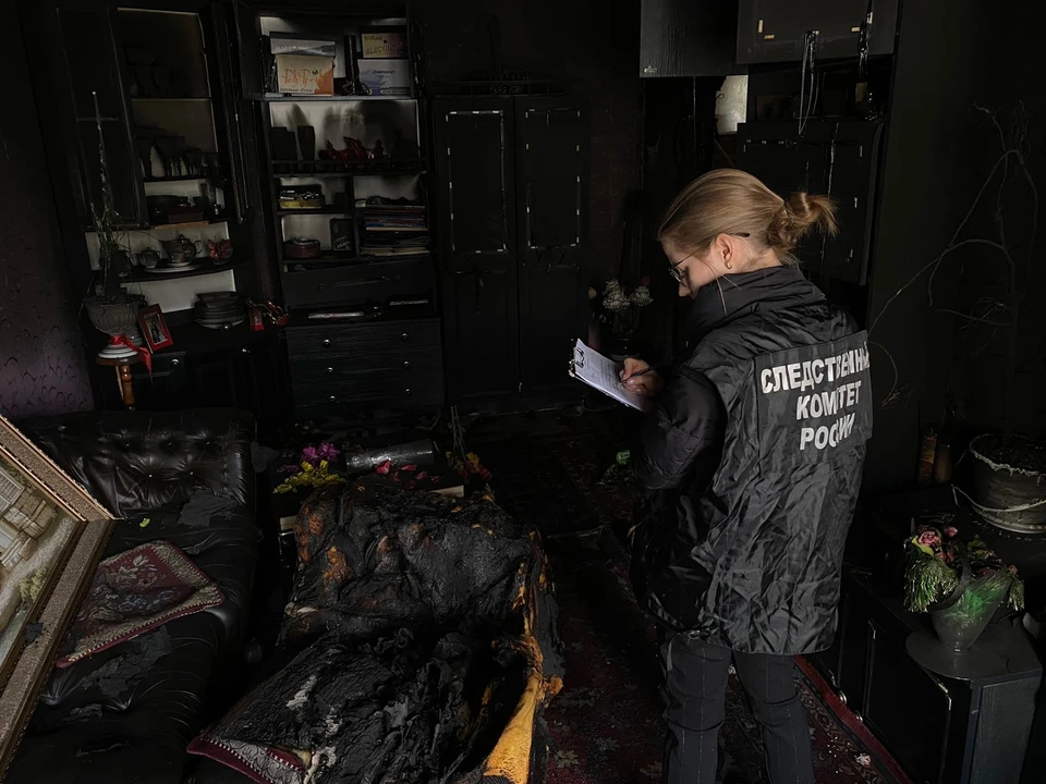Пожар стал причиной гибели 66-летней хозяйки дома