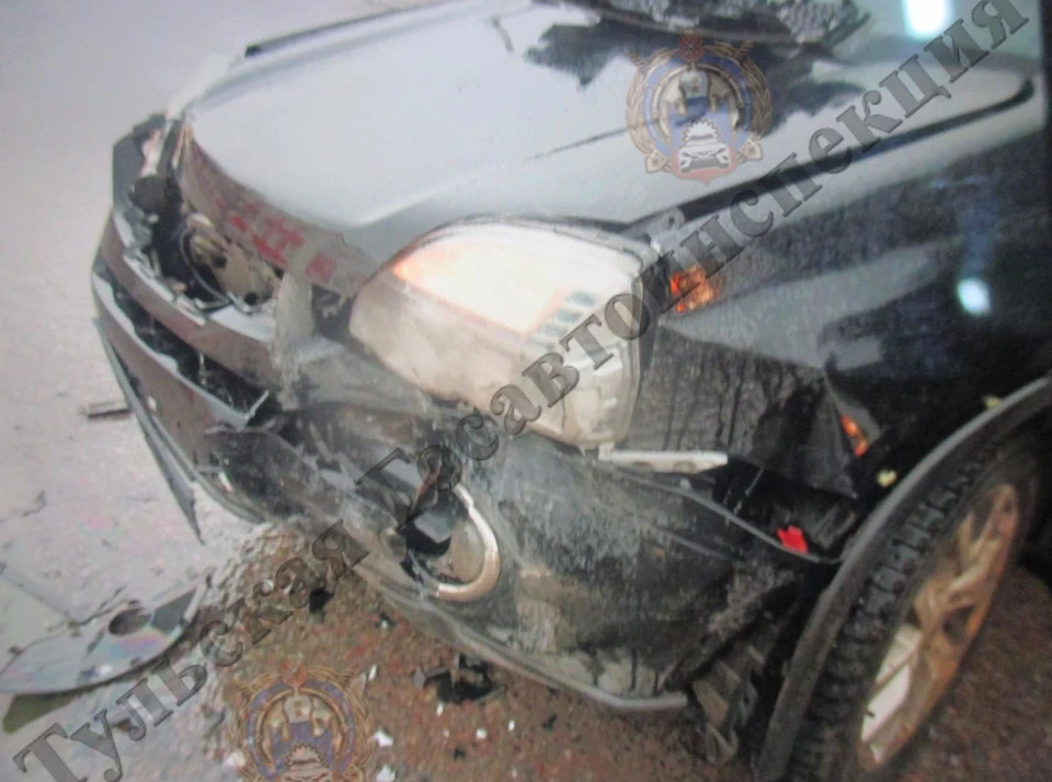 В ДТП на Веневском шоссе в Туле пострадал виновник аварии