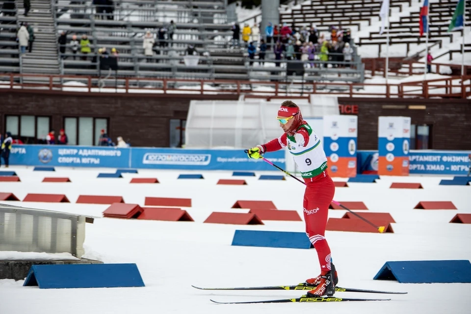 Спортсмен выступал на лыжах Александра Поварницына. Фото: @minsport_ur