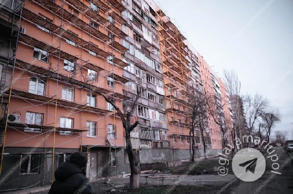 Мирные жители продолжают жить в новых квартирах
