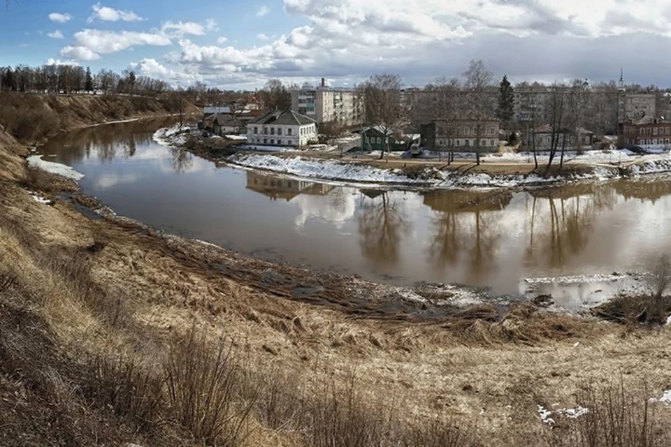 Из-за паводка в Кашине ограничена подача питьевой воды в домах Фото: администрация Кашинского городского округа