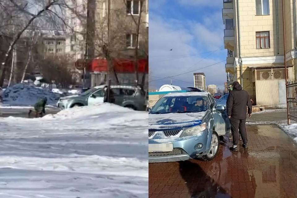 Инцидент произошел на территории сквера имени Калинина. Фото: Управление по благоустройству общественных пространств мэрии Новосибирска