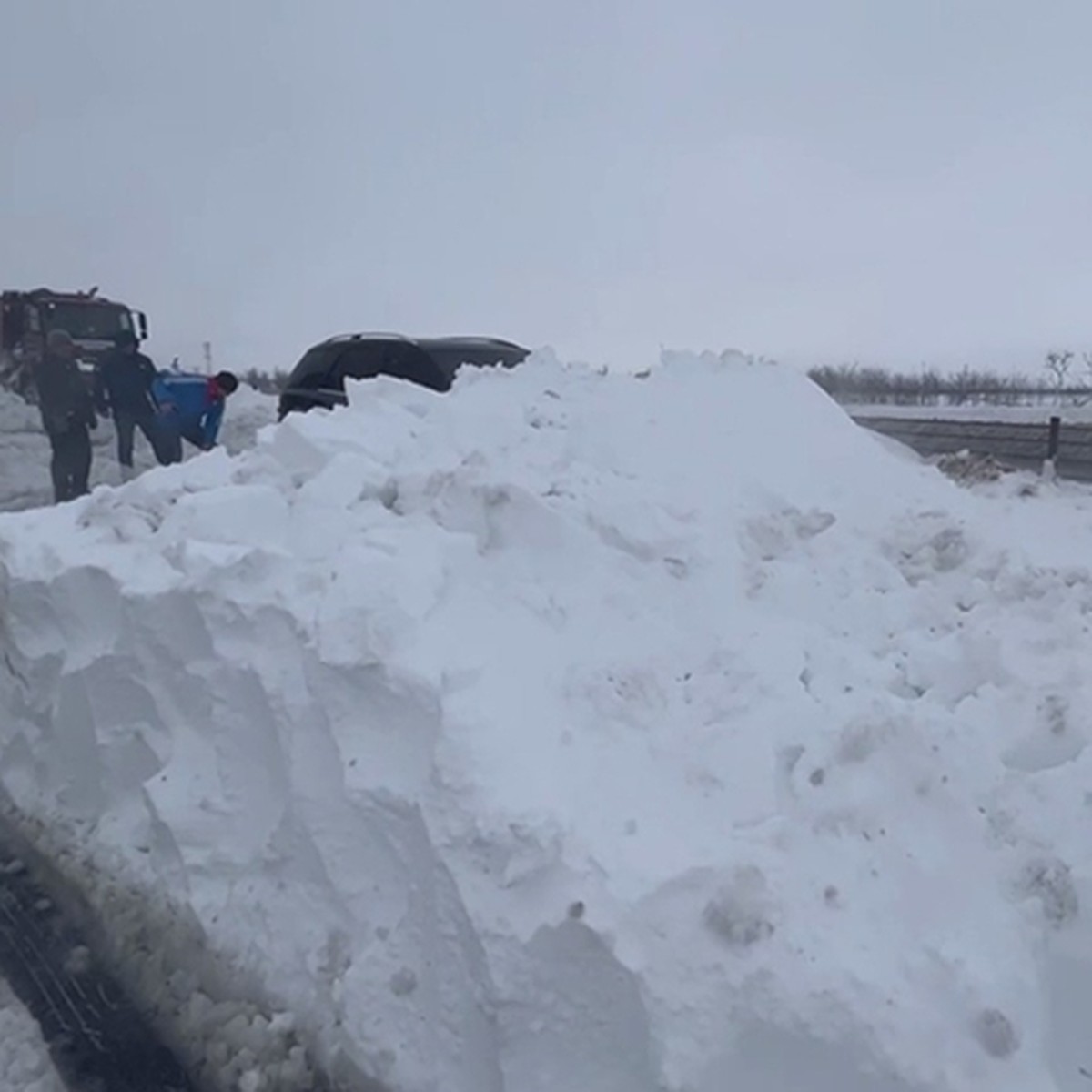 Раскапывали метровые сугробы руками и ногами»: истории водителей, которые  два дня провели в пробке на М-4 «Дон» - KP.RU