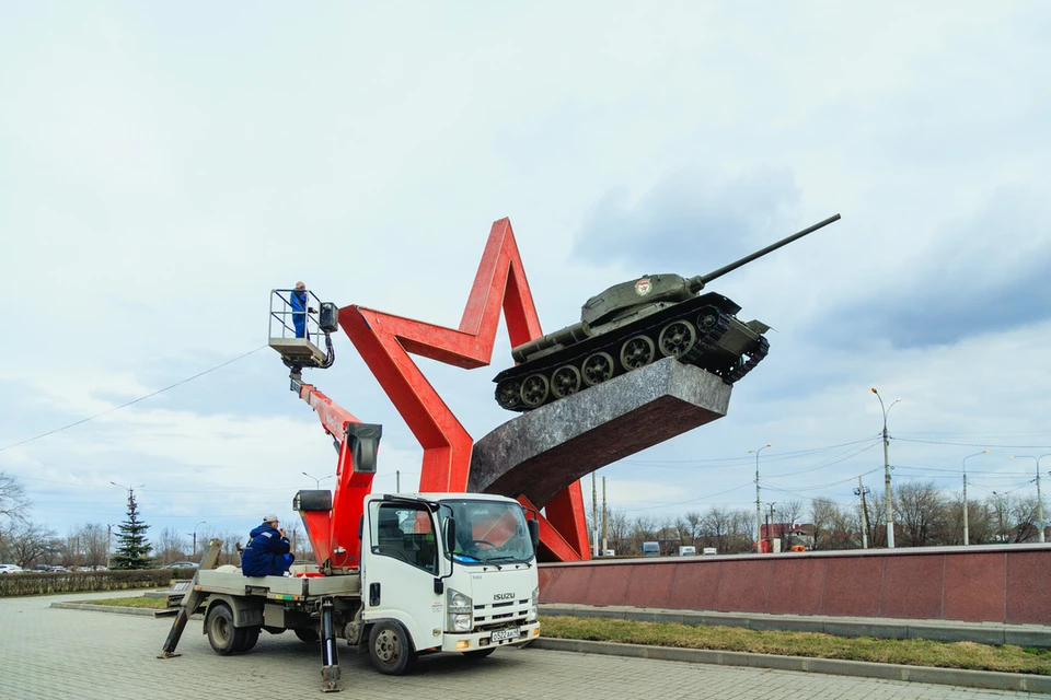 В Липецке начали готовиться к майским праздникам