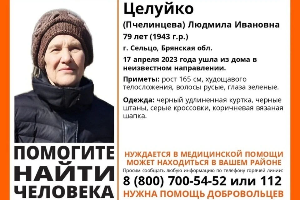 Фото: поисковый отряд "Лиза Алерт".