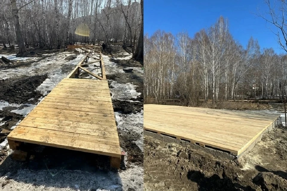 Парк каменка новосибирск фото В Новосибирске первый этап создания парка "Каменка" завершат в октябре 2023 года