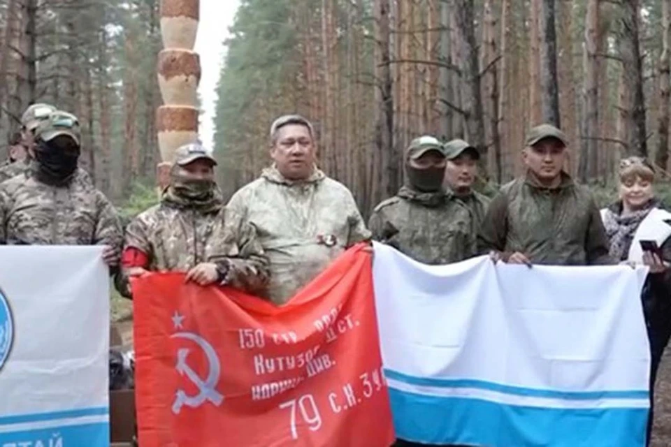 Владимир Полетаев в командировке в ЛНР