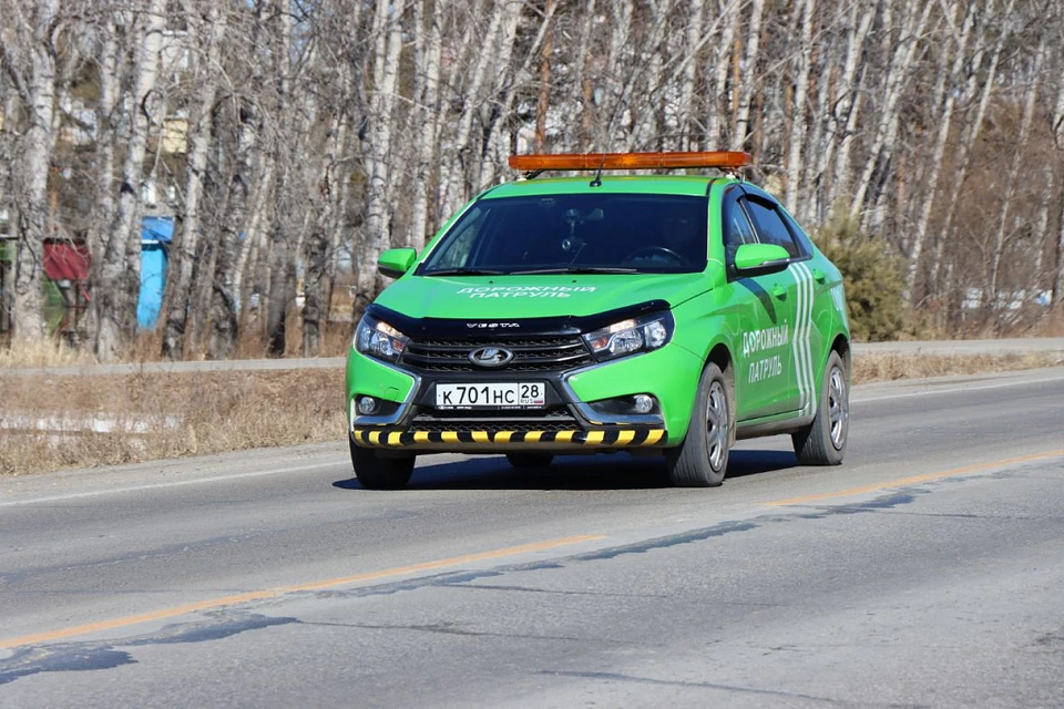 «Дорожный патруль» теперь контролирует нелегальные перевозки на дороге Благовещенск — Гомелевка. Фото: mintrans.amurobl.ru