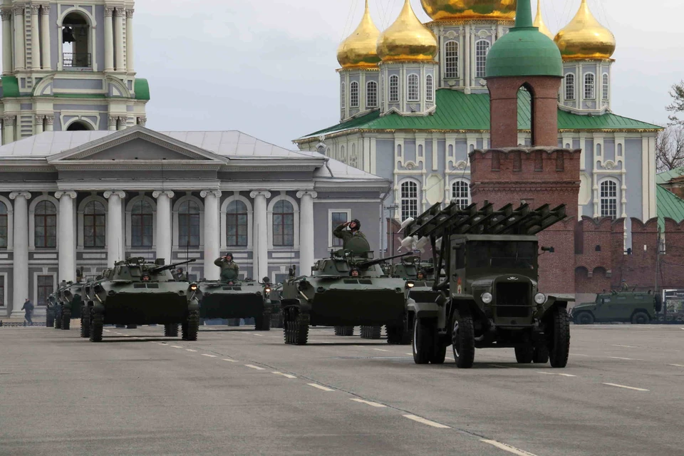 На День Победы в Туле пройдет традиционный парад военной техники