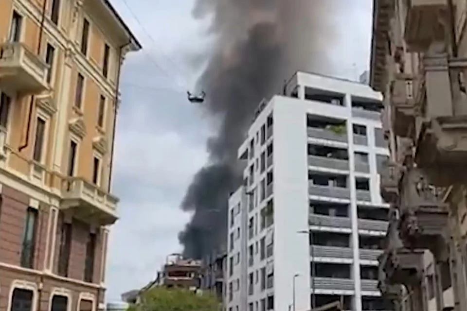 В центре итальянского Милана прогремел мощный взрыв, власти эвакуируют жителей, фото: скриншот из видео