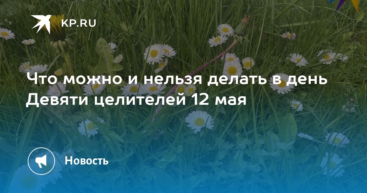 Девять целителей 12 мая картинки с надписями