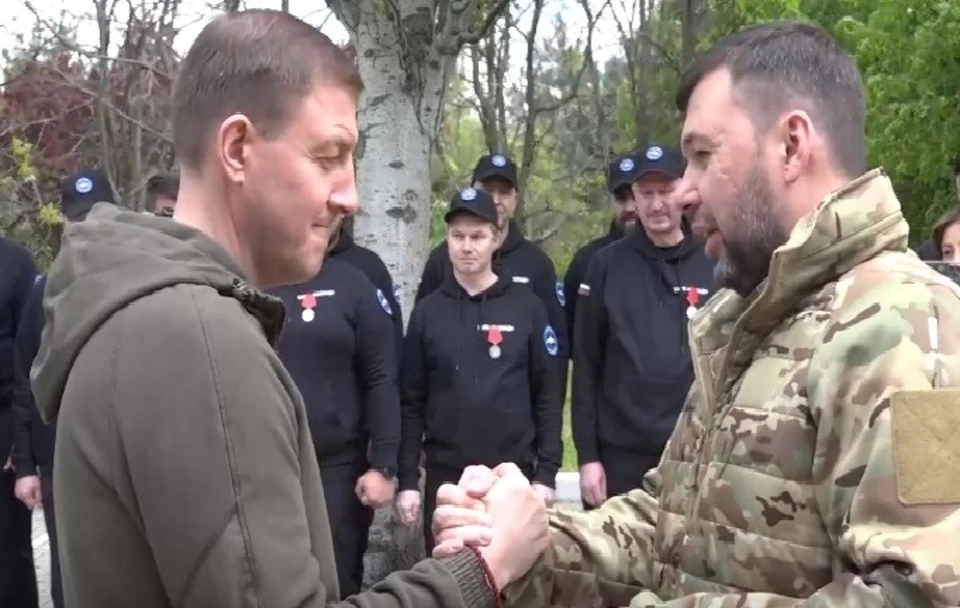 Андрей Турчак был удостоен Ордена Республики за помощь региону в течение двух лет. Фото: Пушилин/ТГ
