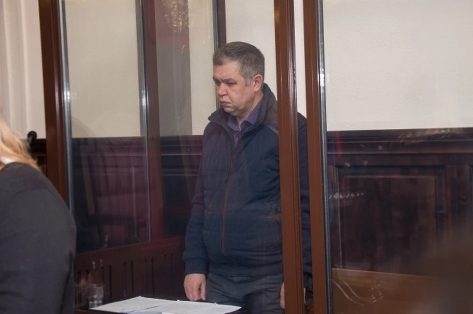 Александр Мамонтов в зале Центрального районного суда Кемерова.