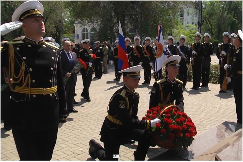 В Севастополе отмечают 240-летие Черноморского флота. Фото: кадр видео