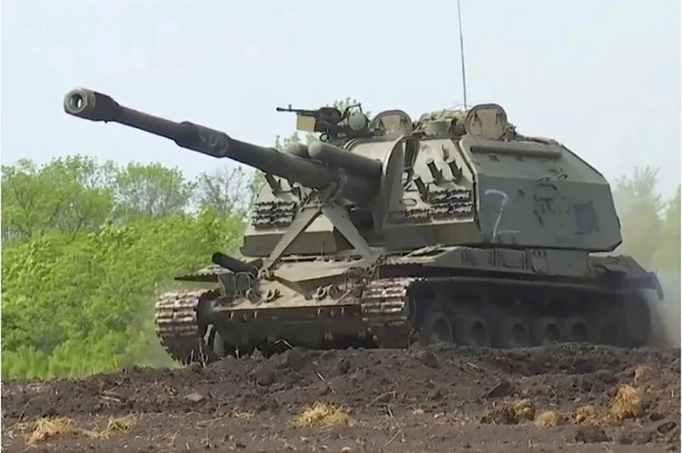Российские артиллеристы высокоточным боеприпасом «Краснополь» уничтожили склад боеприпасов ВСУ