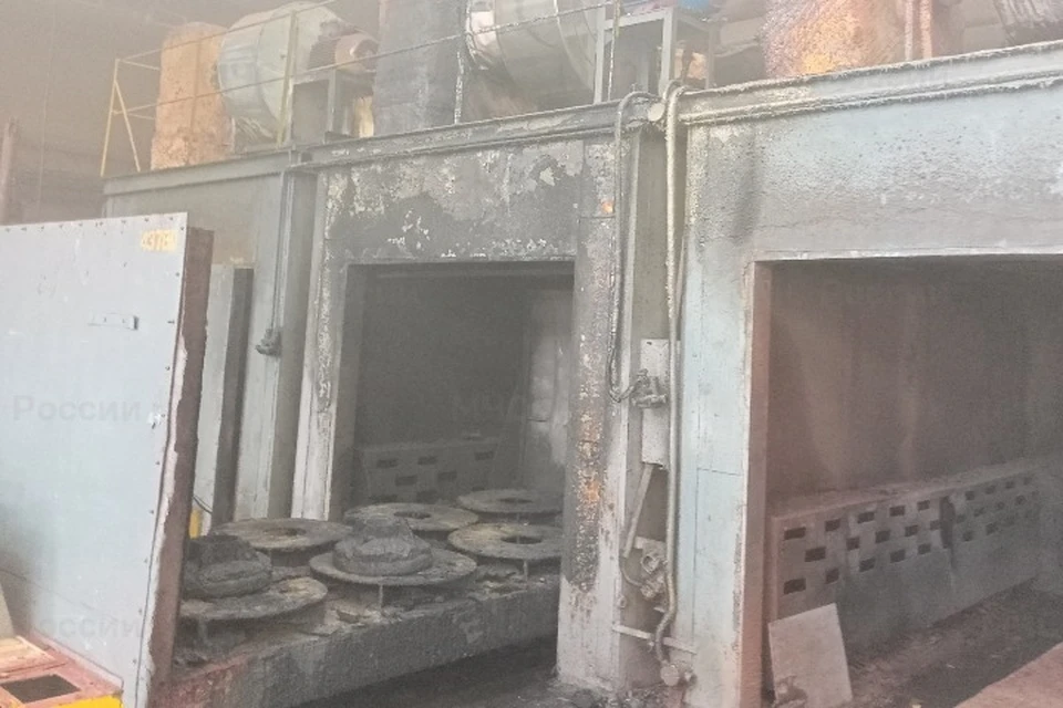 В Ярославле на электровозоремонтном заводе произошел пожар