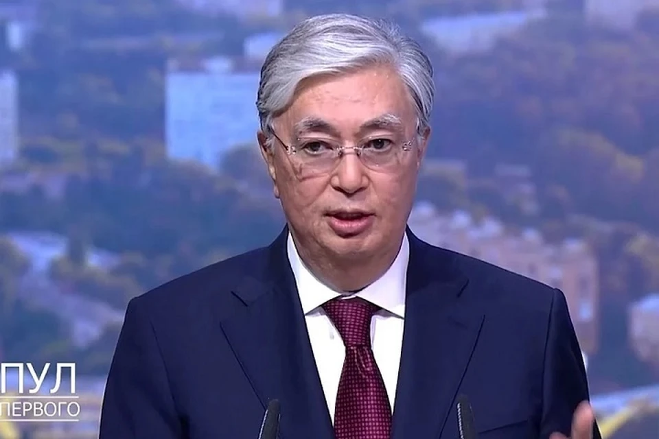 Токаев ответил на предложение Лукашенко вступить в Союзное государство. Фото: стоп-кадр | видео телеграм-канал «Пул Первого»