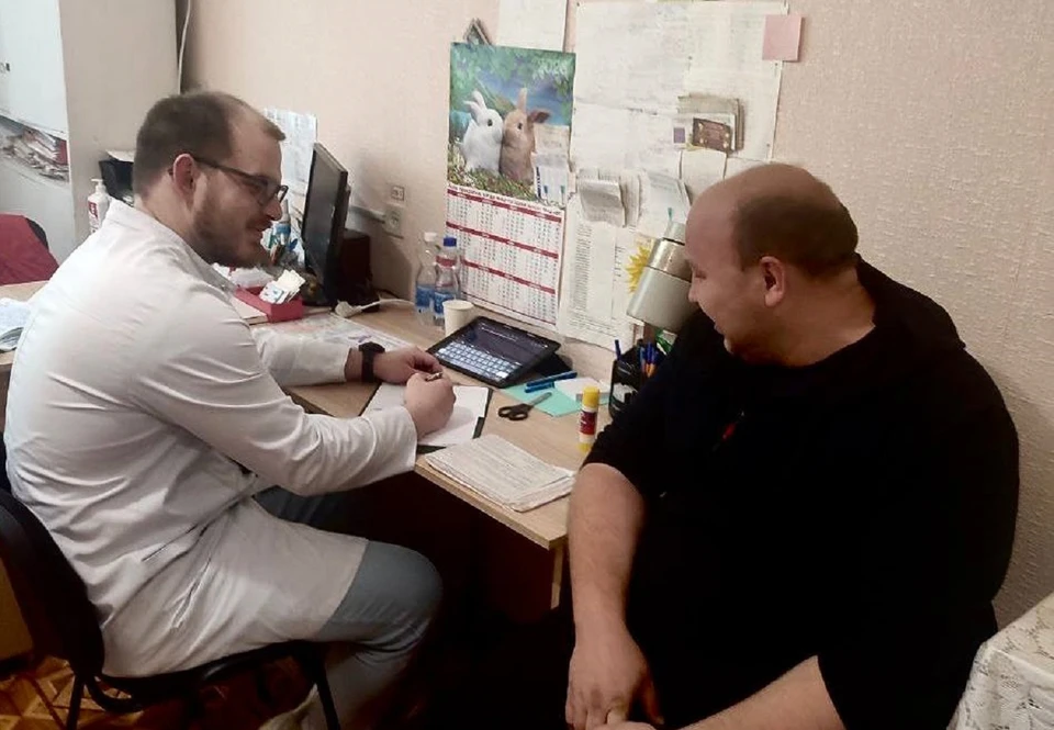 Прием пациентов вели на базе Марковской центральной районной многопрофильной больницы. Фото: Минздрав ЛНР