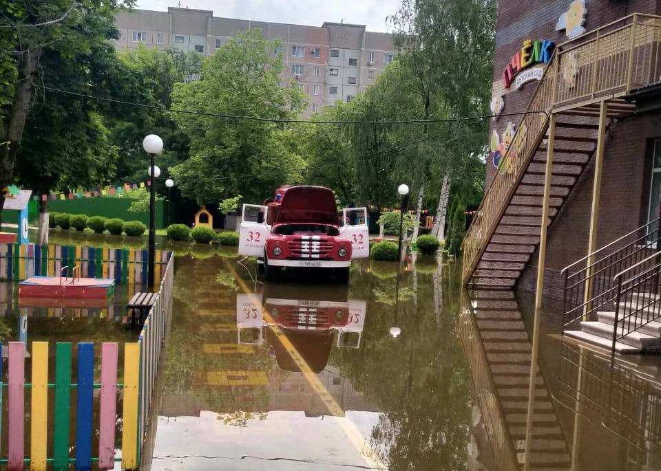 В Армавире и Краснодаре затопило детские сады. Фото: t.me/armawir_adm