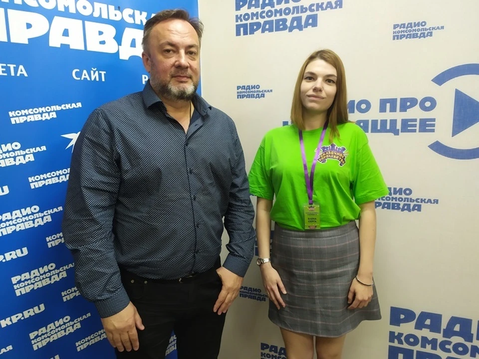Владислав Слухаенко и Елена Серга в гостях у "Комсомолки"