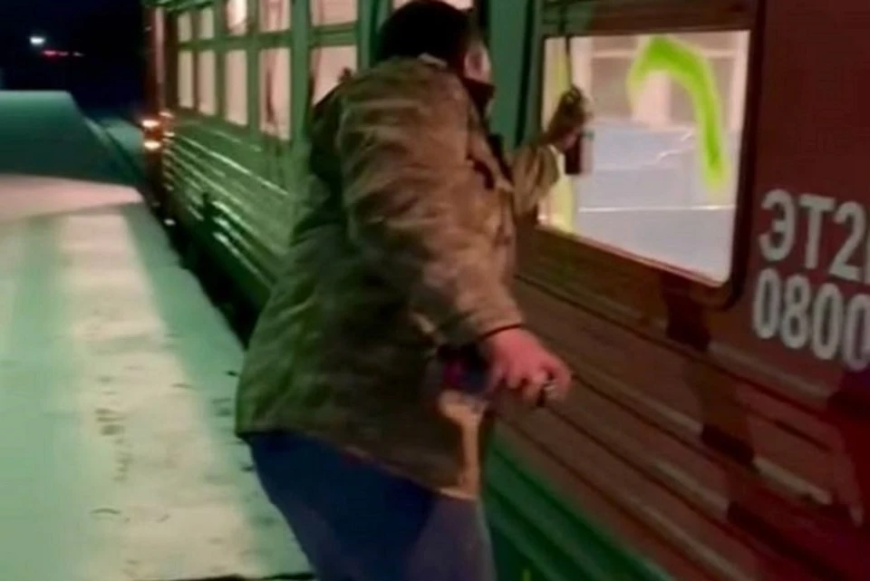 Суд ограничил свободу вандалу, изрисовавшему граффити вагоны электричек ...