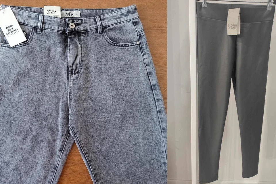 В Беларуси запретили продавать мужские джинсы Zara и женские легинсы Gloria Jeans. Фото: danger.gskp.by